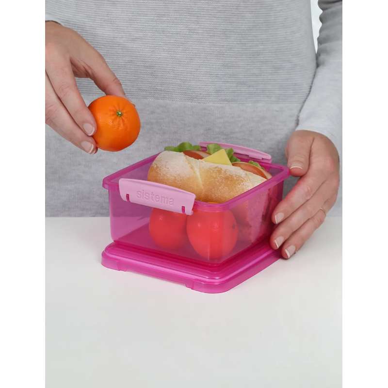 Sistema Matlåda - Lunch Plus - 1.2L - Rosa 