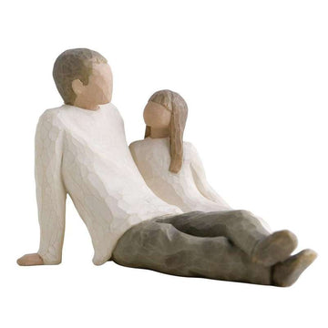 Willow Tree Far & Dotter Figur (far och dotter) 