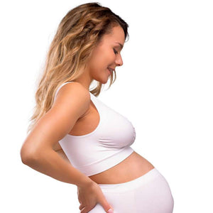 Carriwell Mum to Be sömlösa gravid-bh - Vit
