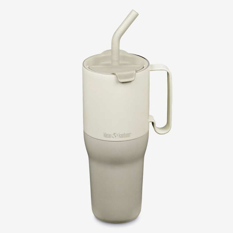 Klean Kanteen Rise Tumbler 1064ml (m/Sugrör & Flip Straw Lock) - Tofu 