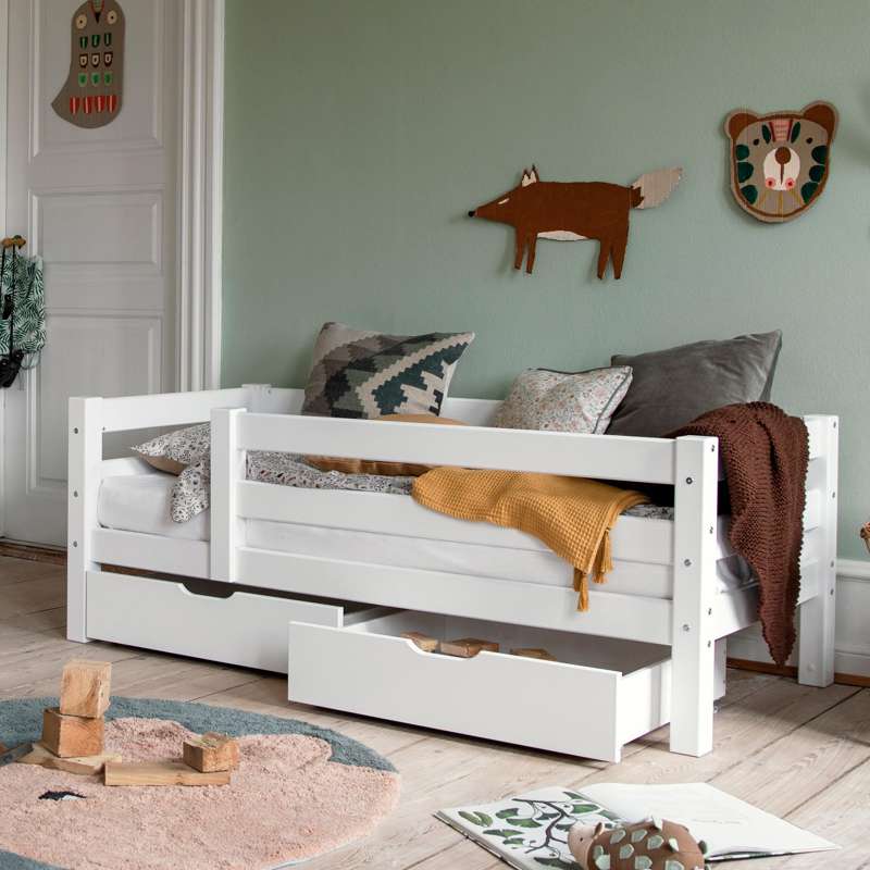 Hoppekids ECO Luxury - Sänghäst 3/4 - Fler Storlekar - Vit 
