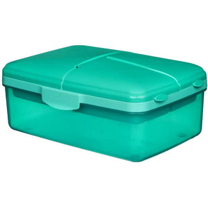 Sistema Matlåda med Drickflaska/Kylelement - Slimline Quaddie - 1.5L - Minty Teal 