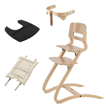 Leander Louie™ Högstol - Böj/Naturlig - Paket 2 