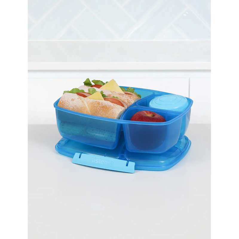Sistema Matlåda - Tripple Split Lunch - 2L - Blå 