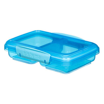 Sistema Snackbox - Liten Split - 350ml - Blå 