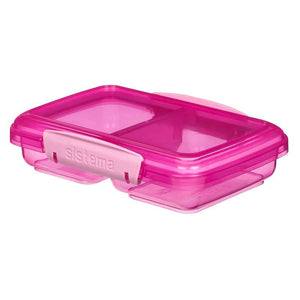 Sistema Snackbox - Liten Split - 350ml - Rosa 