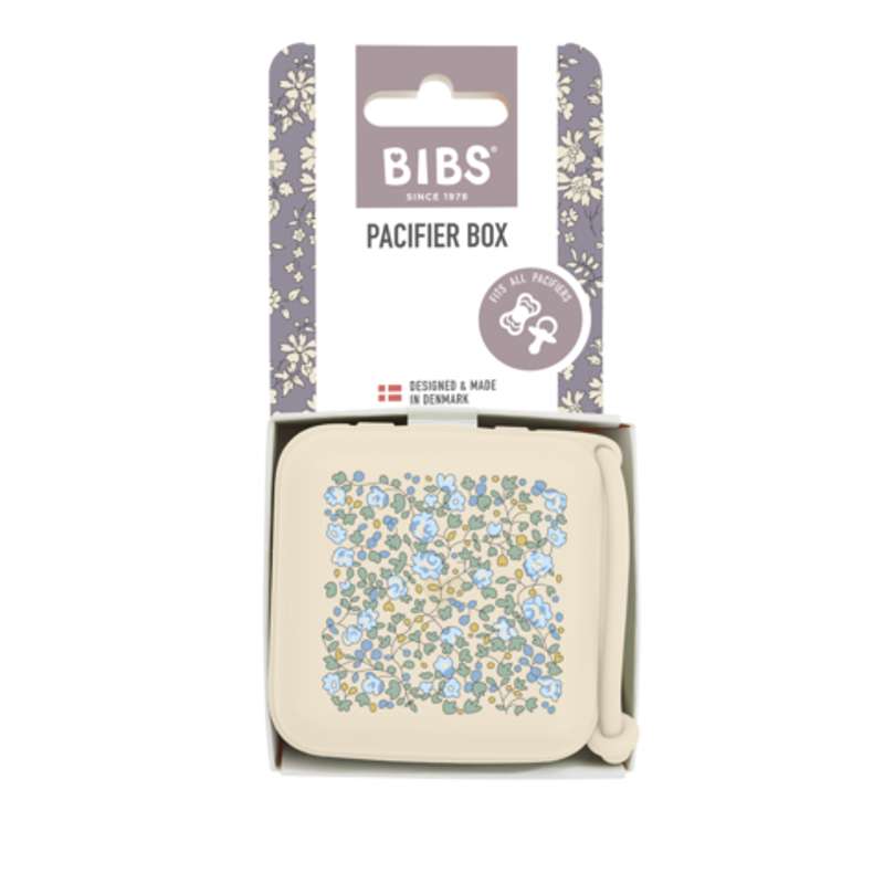 BIBS Tillbehör Nappar Box - Nappbox - Liberty - Eloise/Ivory 