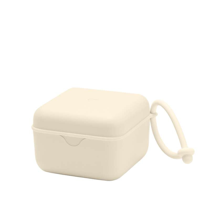 BIBS Tillbehör Nappbox - Suttebox med plats för 3 nappar - Elfenben 