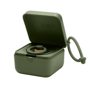 BIBS Accessories Pacifier Box - Nappbox m. Plats för 3 Nappar - Hunter Green