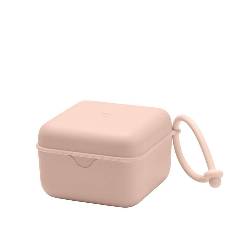 BIBS Tillbehör Nappbox - Suttebox m. Plats för 3 Nappar - Blush 