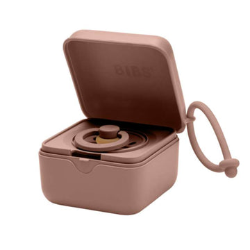 BIBS Tillbehör Nappbox - Suttebox m. Plats för 3 Nappar - Woodchuck 