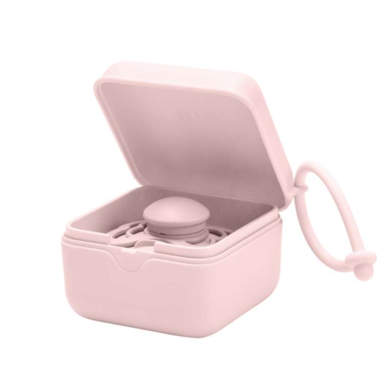 BIBS Tillbehör Nappbox - Suttebox m. Plats för 3 Nappar - Blossom 