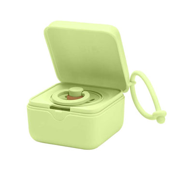 BIBS Tillbehör Napphållare - Silikon - Suttebox med plats för 3 nappar - Matcha 