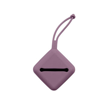 BIBS Tillbehör Napphållare - Silikon - Nappbox med plats för 3 Nappar - Mauve 