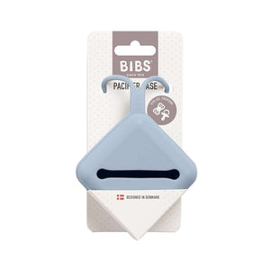 BIBS Accessories Napphållare - Silikon - Nappbox med plats för 3 nappar - Dusty Blue