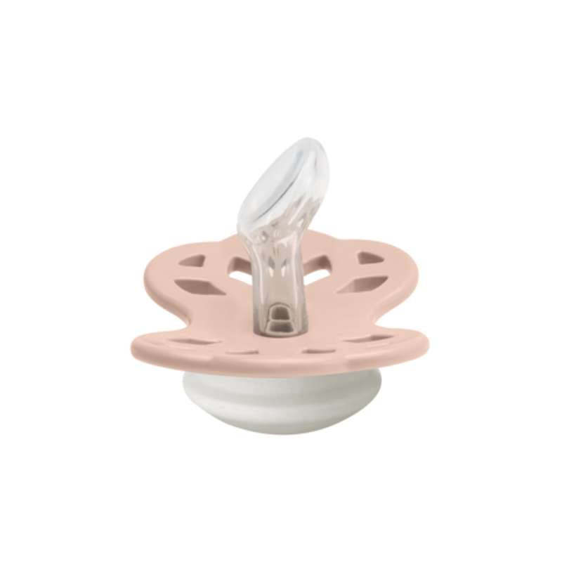BIBS Anatomisk Infinity Sut - strl. 1 - Silikon - GLOW - Blush 