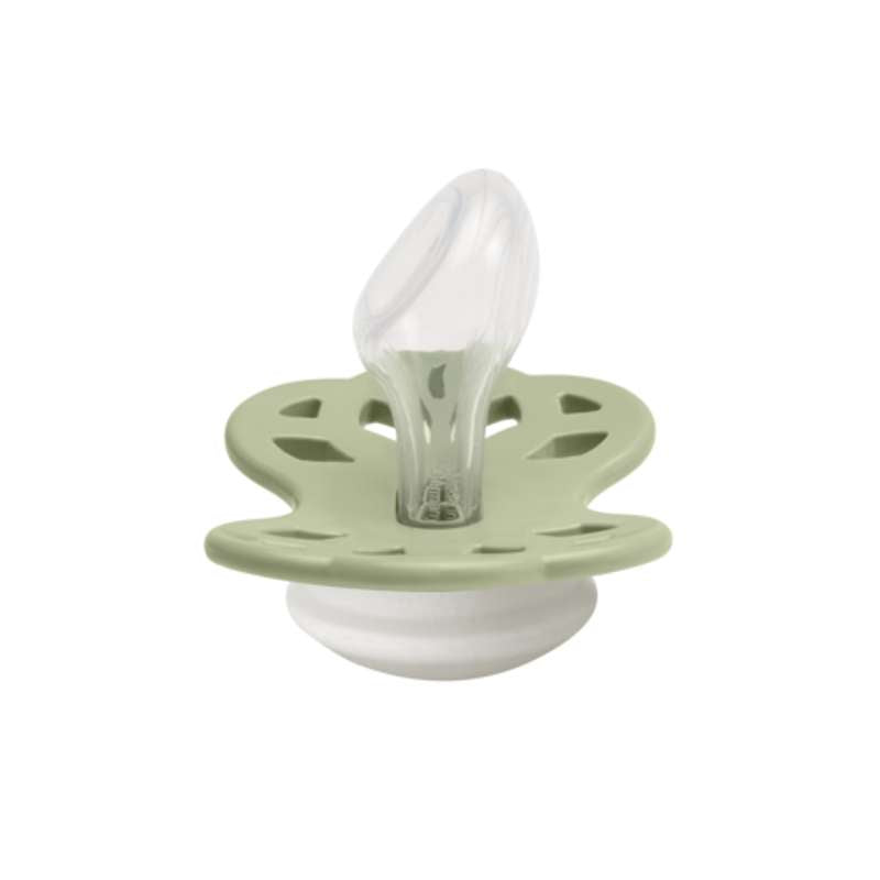 BIBS Anatomisk Infinity Sut - strl. 2 - Silikon - GLOW - Salvia 