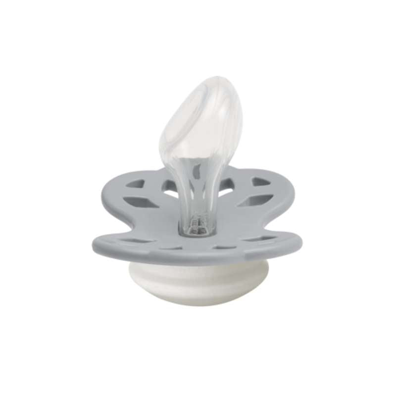 BIBS Anatomisk Infinity Sut - strl. 2 - Silikon - GLOW - Moln 
