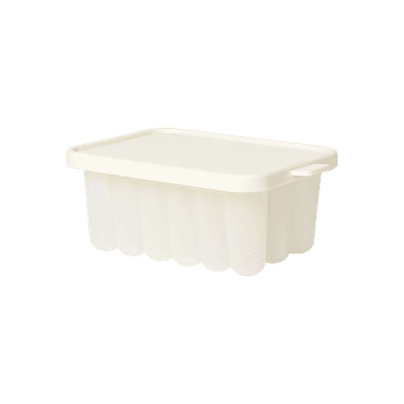 BIBS Middag - Fryseform för Barnmat och Smaksked - Elfenben 