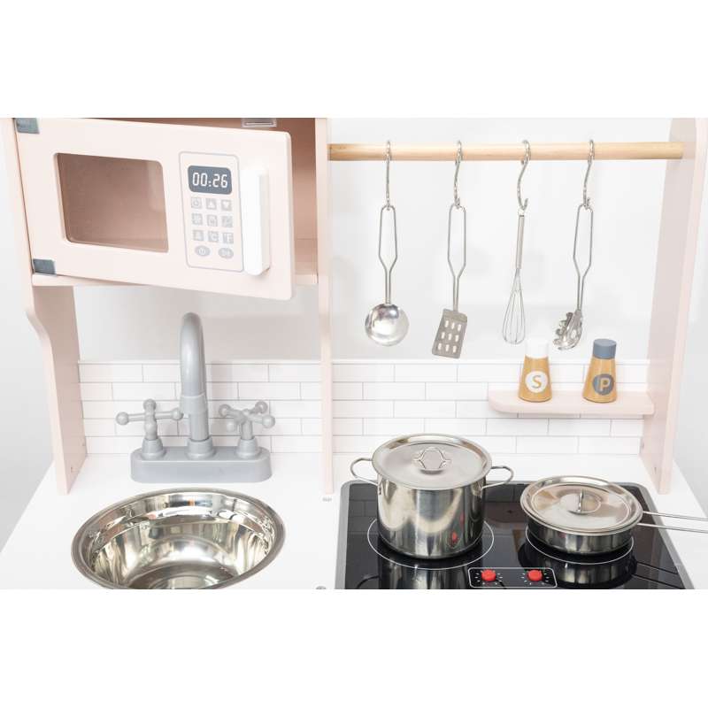 Kid'oh Kockens Lekkök m. Ljud och Ljus samt Tillbehör - Rosa 