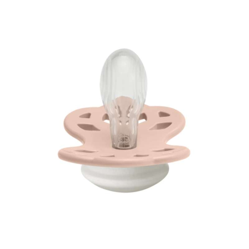 BIBS Symmetrisk Infinity Sut - strl. 2 - Silikon - GLOW - Blush 
