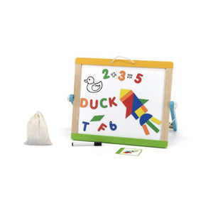 Kid'oh Magnetisk whiteboard och griffeltavla med tillbehör 