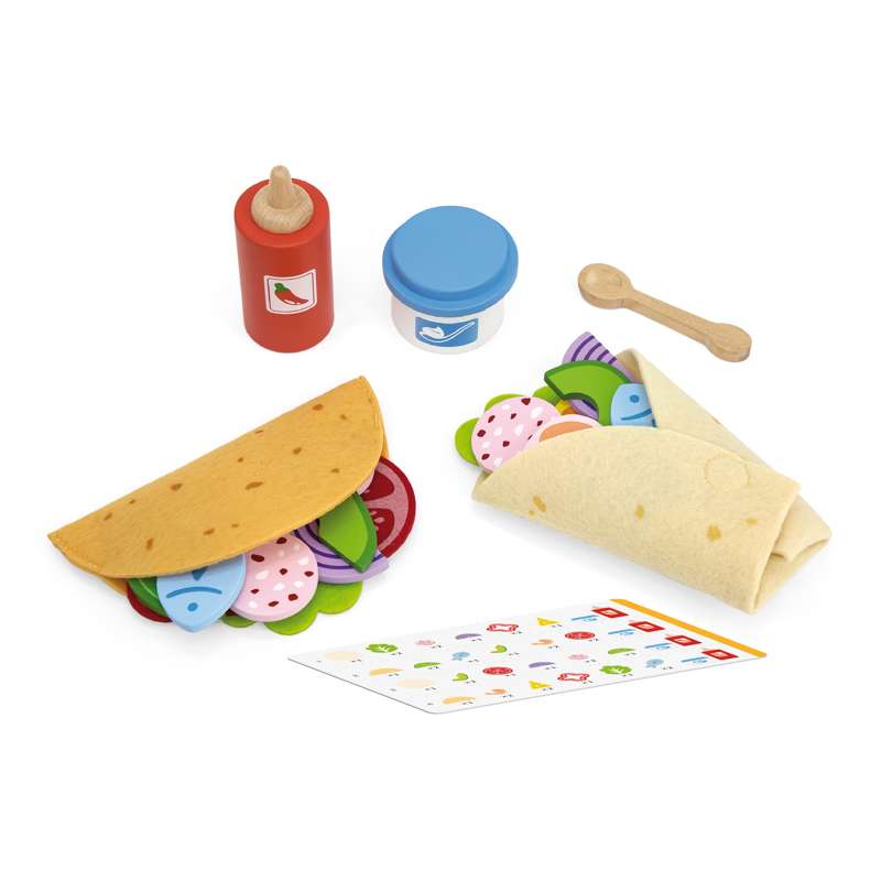 Kid'oh Legemad taco-set med tillbehör 