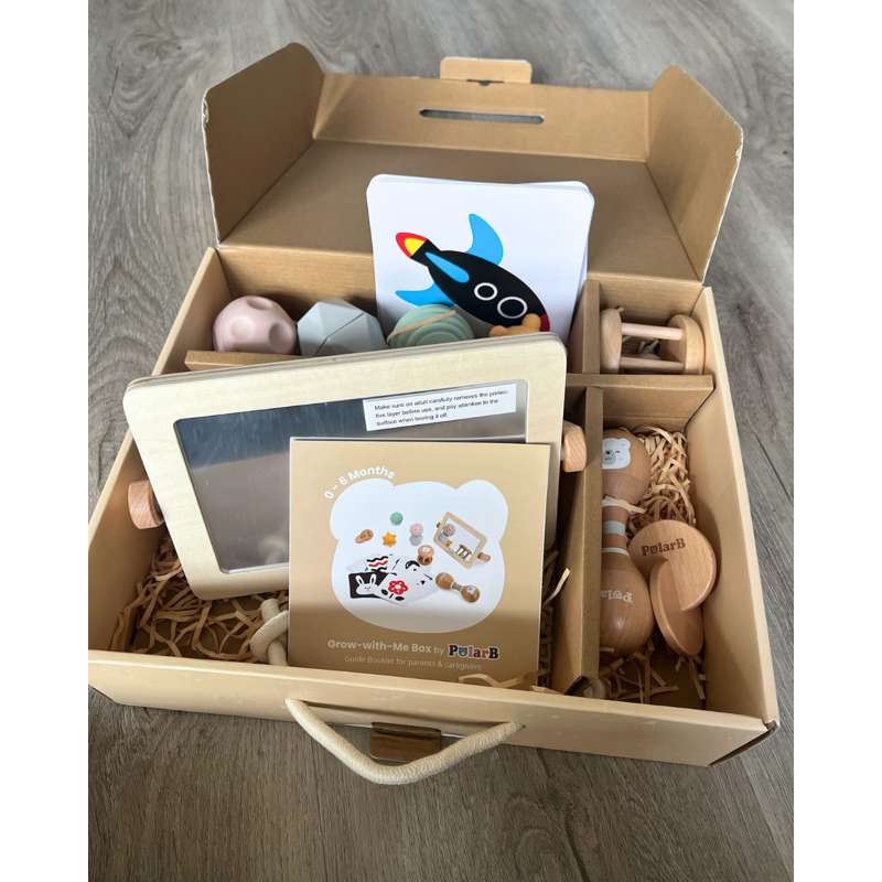 Kid'oh Grow-with-Me Box - Sensoriska Sökare (0-6 mån.) 