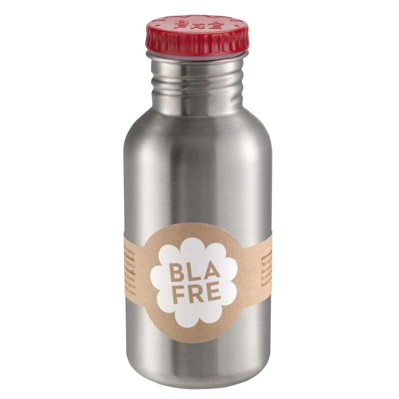 Blafre Dricksflaska i Stål - 500 ml. - Röd 