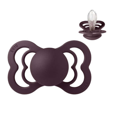 BIBS Symmetrisk Supreme napp - strl. 2 - Silikon - Plommon 