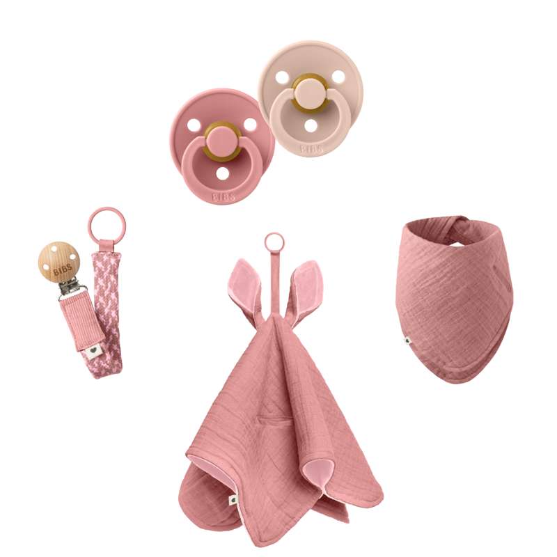 BIBS Bundle - No1 - Dammrosa/Blush 