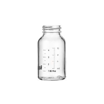 BIBS Flaska - Tillbehör - Liten Sutteflaska - Glas - 120 ml. 