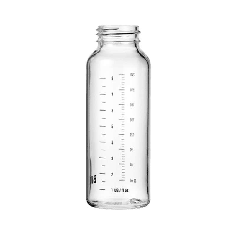 BIBS Flaska - Tillbehör - Stor Sutteflaska - Glas - 240 ml. 
