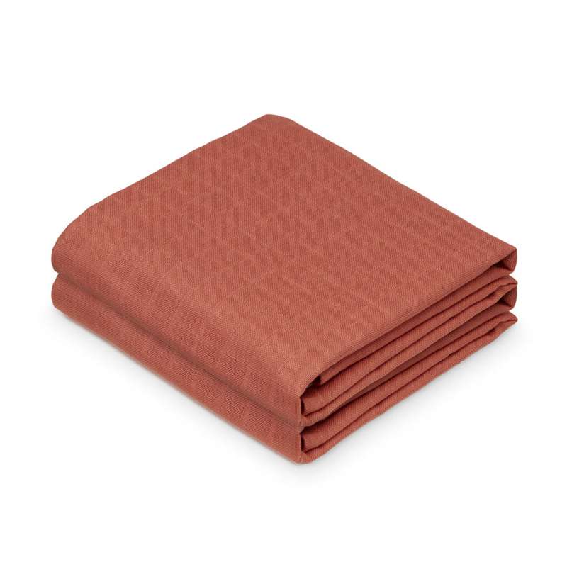 Cam Cam Copenhagen Stoftyg - 2-pack - GOTS - Sienna 