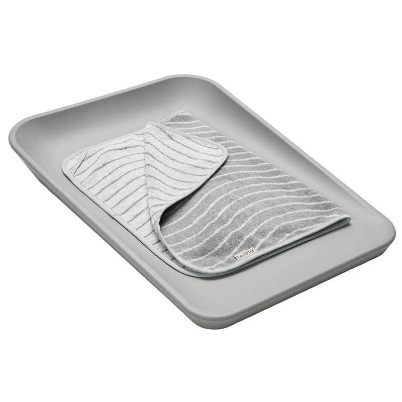 Leander Matty™ skötbädd inkl. topp - Pearl grey 