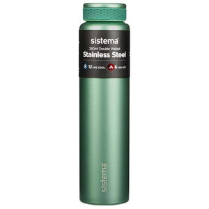 System Flask - Rostfritt stål - 280 ml - Grön