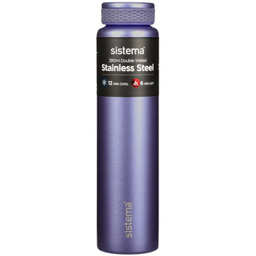 Sistema Termoflaske - Rostfritt Stål - 280ml - Lila 