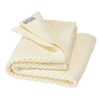 Disana Honungskaka Babyfilt - Merinoull - 80x100 cm. - Natur 