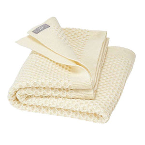 Disana Honungskaka Babyfilt - Merinoull - 80x100 cm. - Natur 