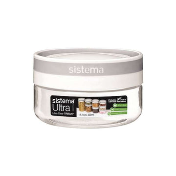 Sistema Matförvaring - Tritan Ultra - Rund - 330ml - Vit 