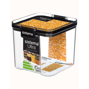 Sistema Matförvaring - Tritan Ultra - Fyrkantig - 700ml - Svart 