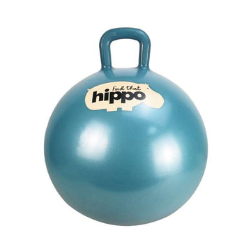 Hitta den där flodhästen Hoppeboll - Mörk cyan 