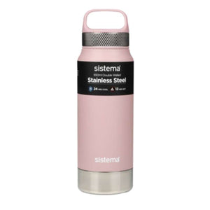 Sistema Termoflaske - Rustfrit Stål - 650ml - Dusty Pink