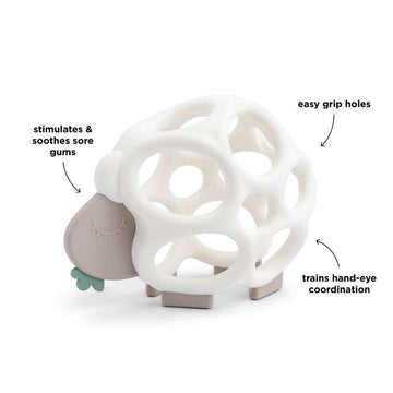 Done By Deer Grip- och Bitleksak - Sheepy - Sand 