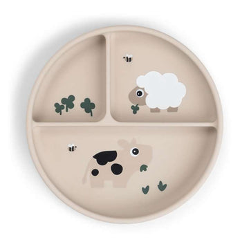 Done By Deer Stick & Stay Rumindelad Tallrik - Tiny Farm - Sand 