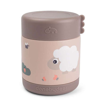 Done by Deer Termo Matbehållare - 300ml - Tiny Farm - Puder 