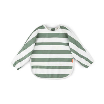 Done By Deer Hagesmäk m. Ärmar och Fickor - Randig - Grön 