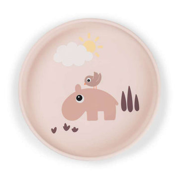 Done by Deer Stick & Stay Tallrik - Silikon - Lekplats - Puder 