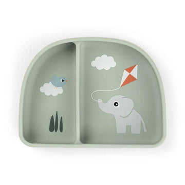 Done By Deer Stick & Stay Rumindelad Skål - Lekplats Grön 