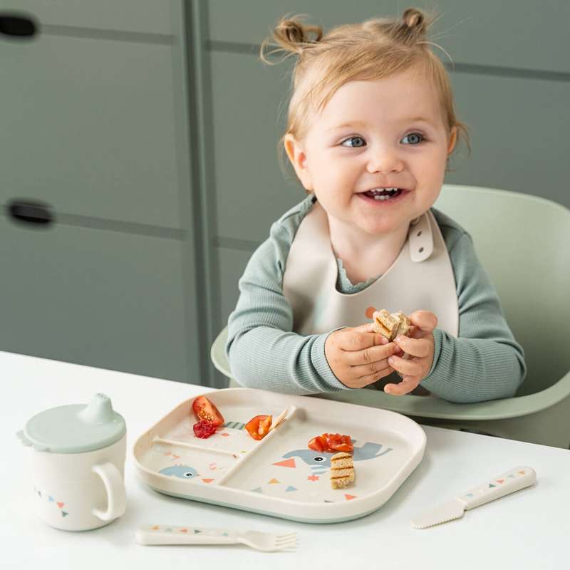 Done by Deer Foodie Ruminddelt Tallrik - Celebration - Sand 